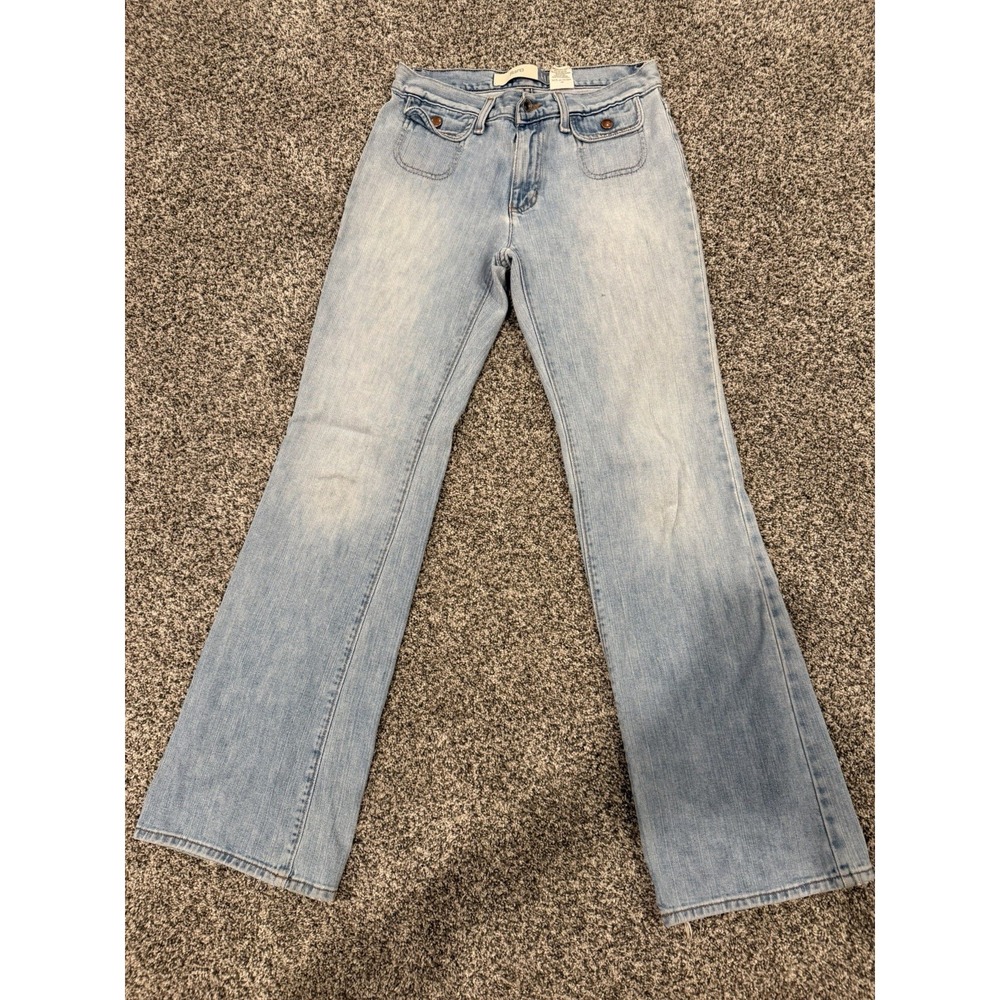 Gap Women's Ultra Low Rise Flare Cleo Jeans Size 2 Boho Y2K Vintage 2000s